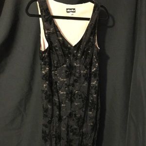 Black cut away dress